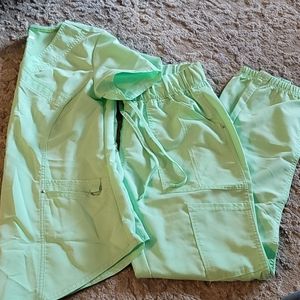 Mint Green Women's Scrub Set
